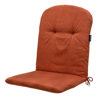 BASIC Niedriglehner-Auflage mit halbrundem Rückenkissen - ca. 96x45cm - Terra