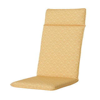 BOTANIC Wasserabweisende Universal-Hochlehnerauflage - ca. 120x50cm - Yellow