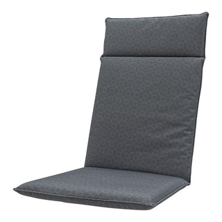 CHECK Wasserabweisende Universal-Hochlehnerauflage - ca. 120x50cm - Grey