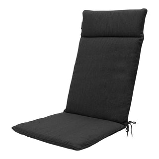 ECO+ Wasserabweisende Universal-Hochlehnerauflage - ca. 120x50cm - Black Canvas