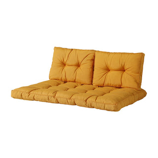 PANAMA Florance Palettenkissen Set mit Florance Rückenkissen - Golden Glow