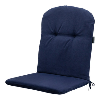 PANAMA Niedriglehner-Auflage mit halbrundem Rückenkissen - ca. 96x45cm - Indigo