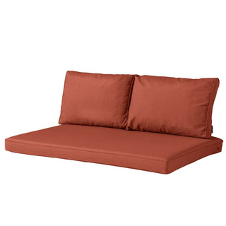 PANAMA Palettenkissen Set mit Rückenkissen - Terra