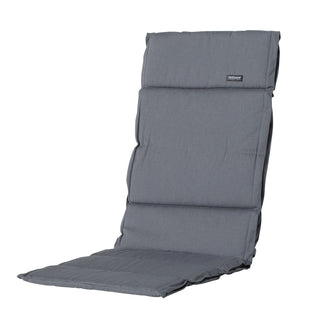 RIB De luxe Hochlehnerauflage - ca. 125x50cm - Grey