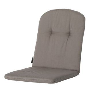 RIB Niedriglehner-Auflage mit halbrundem Rückenkissen - ca. 96x45cm - Liver