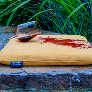 ECO+ Coussins pour chaises pliantes, déperlants - env. 97x49cm - Argent