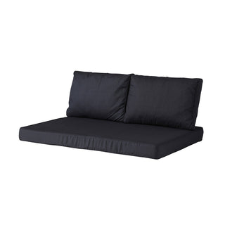 BASIC Palettenkissen Set mit Rückenkissen - Black