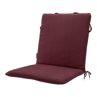 ECO+ Wasserabweisende Stapelstuhl Kissen - ca. 97x49cm - Bordeaux