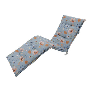 Gartenliege Auflage ca. 200x60cm - Florina Blue