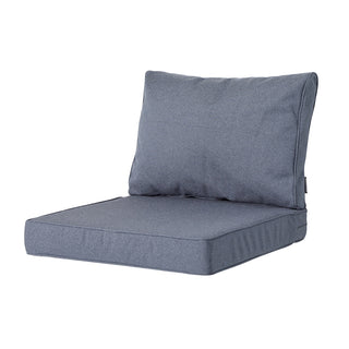 MANCHESTER wasserabweisende Lounge Sitzkissen - ca. 60x60cm - Denim grey