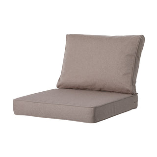 MANCHESTER wasserabweisende Lounge Kissen-Set - Taupe