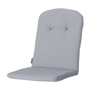 PANAMA Niedriglehner-Auflage mit halbrundem Rückenkissen - ca. 96x45cm - Light grey