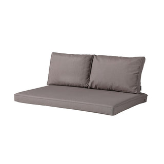 PANAMA Palettenkissen Set mit Rückenkissen - Taupe
