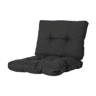 Back cushion Florance ca.43x60cm Rib black